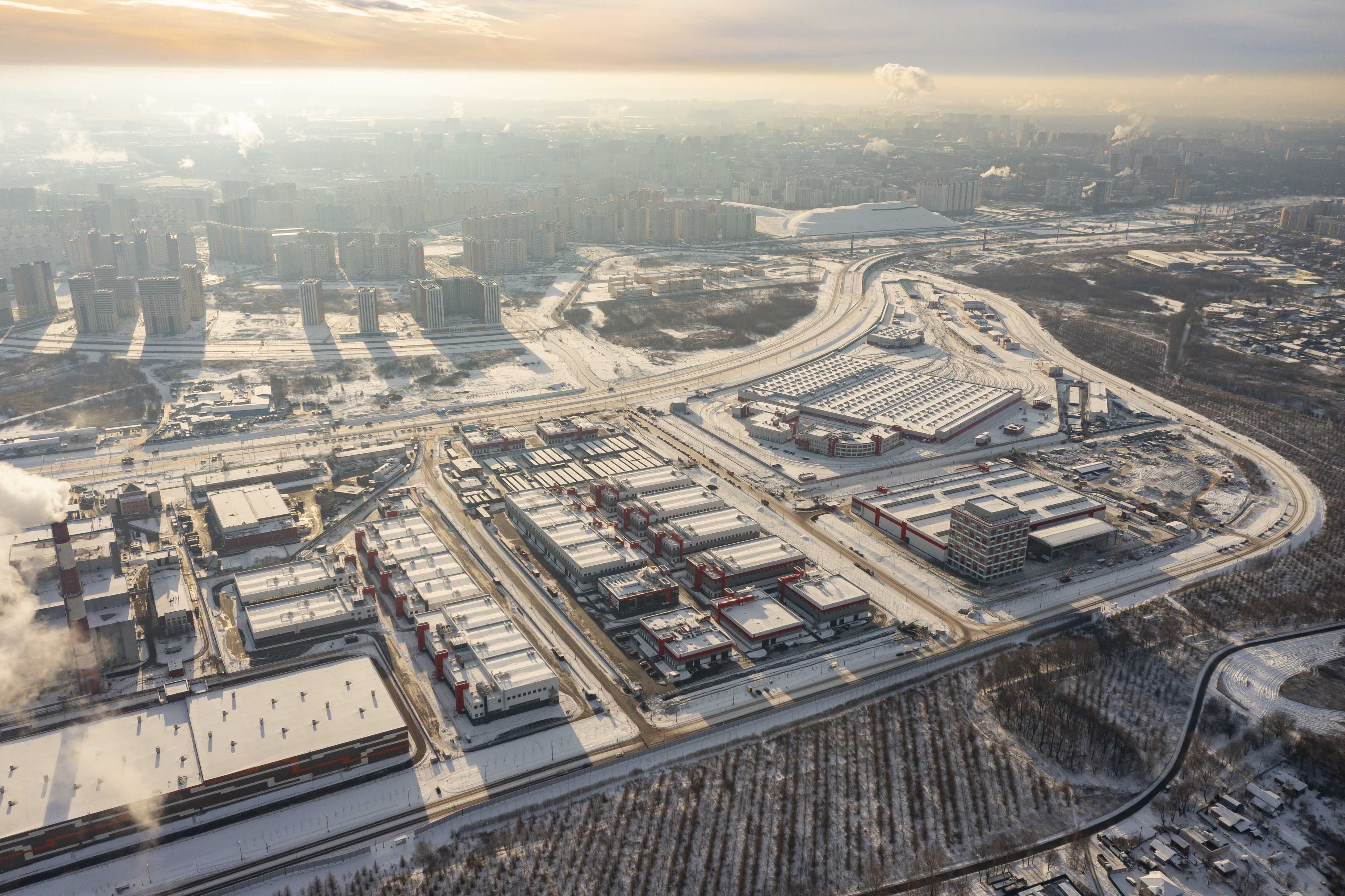 The construction of 16 buildings has been completed in the Rudnevo Industrial Park