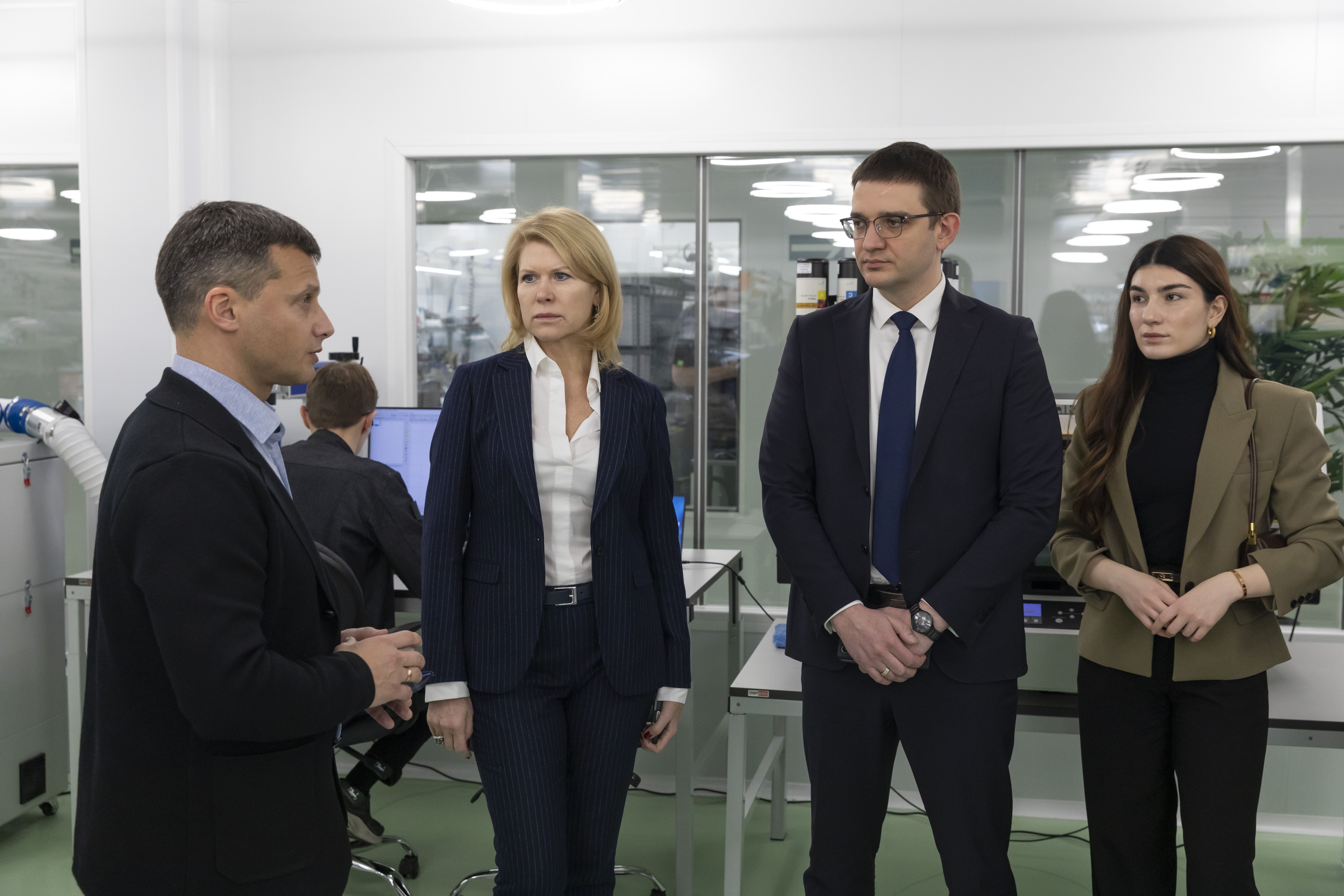 Ekaterina Priezzheva got acquainted with the production of Motorika at SEZ "Technopolis Moscow"