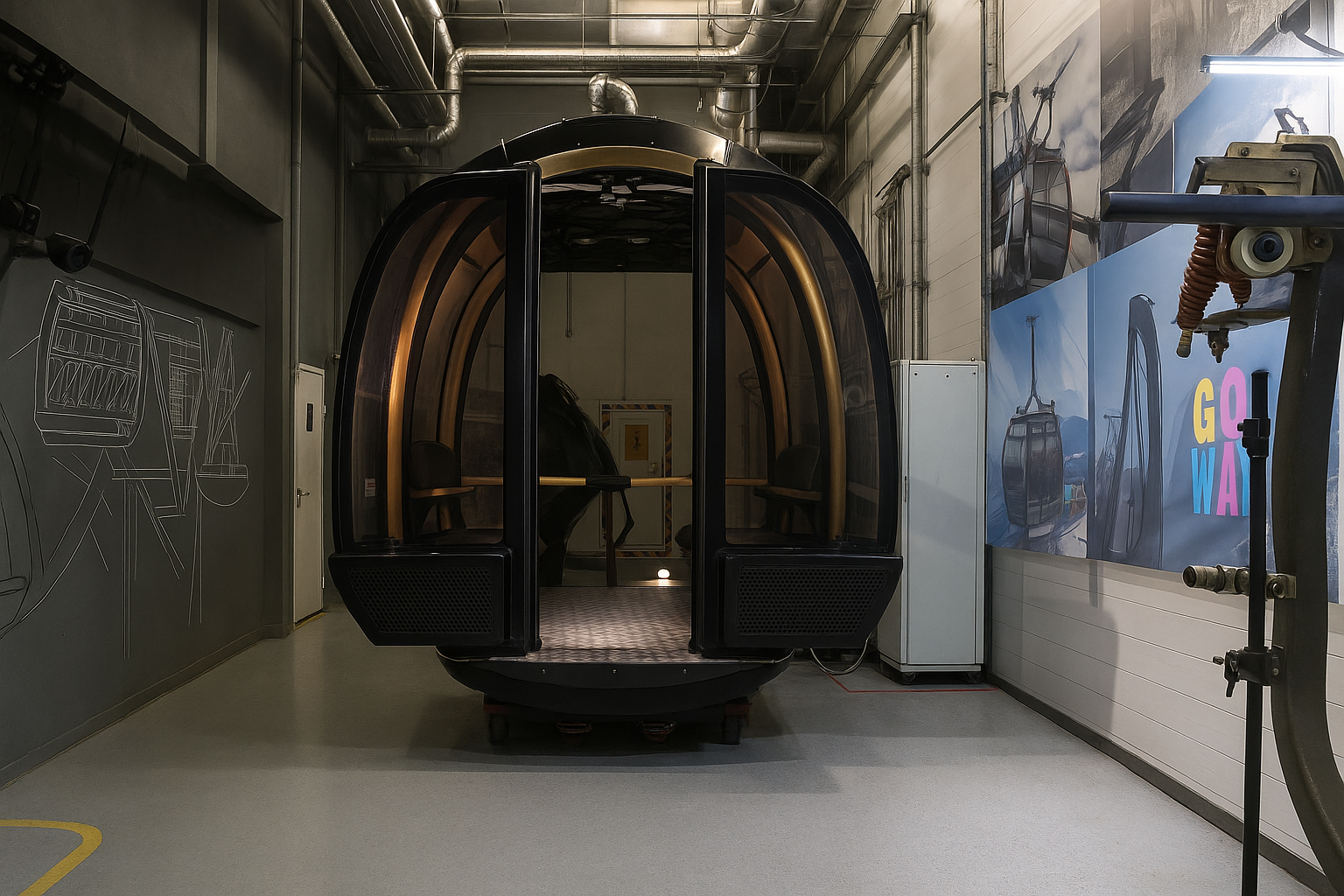 The first Russian cabin with a detachable clamp for cable cars was produced at the Moscow SEZ “Technopolis”.