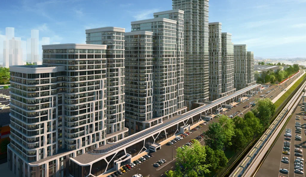 The development of a modern business center is nearing completion within the Technopolis Moscow SEZ