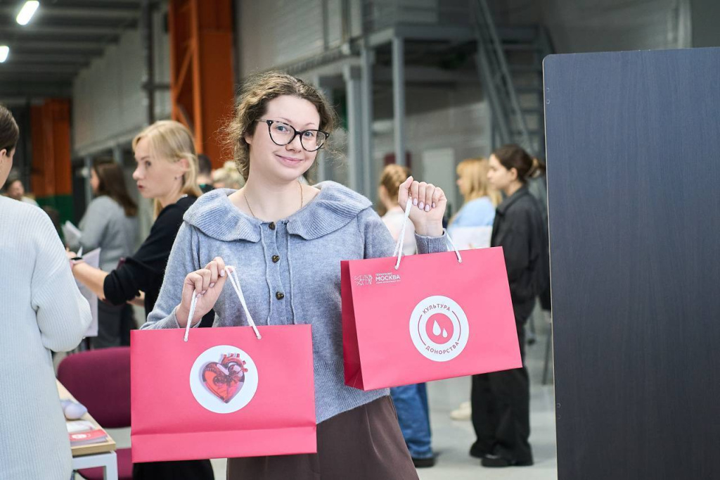 Donors from the Moscow Technopolis Special Economic Zone (SEZ) have donated over 670 liters of blood since 2021