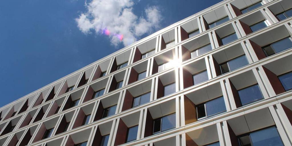 A modern industrial building was constructed in the Rudnevo Industrial Park. 