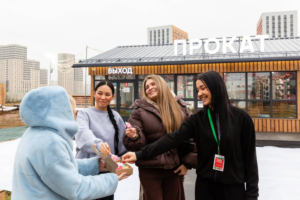 The skating rinks in the Technopolis Moscow SEZ were visited by almost 25 thousand people